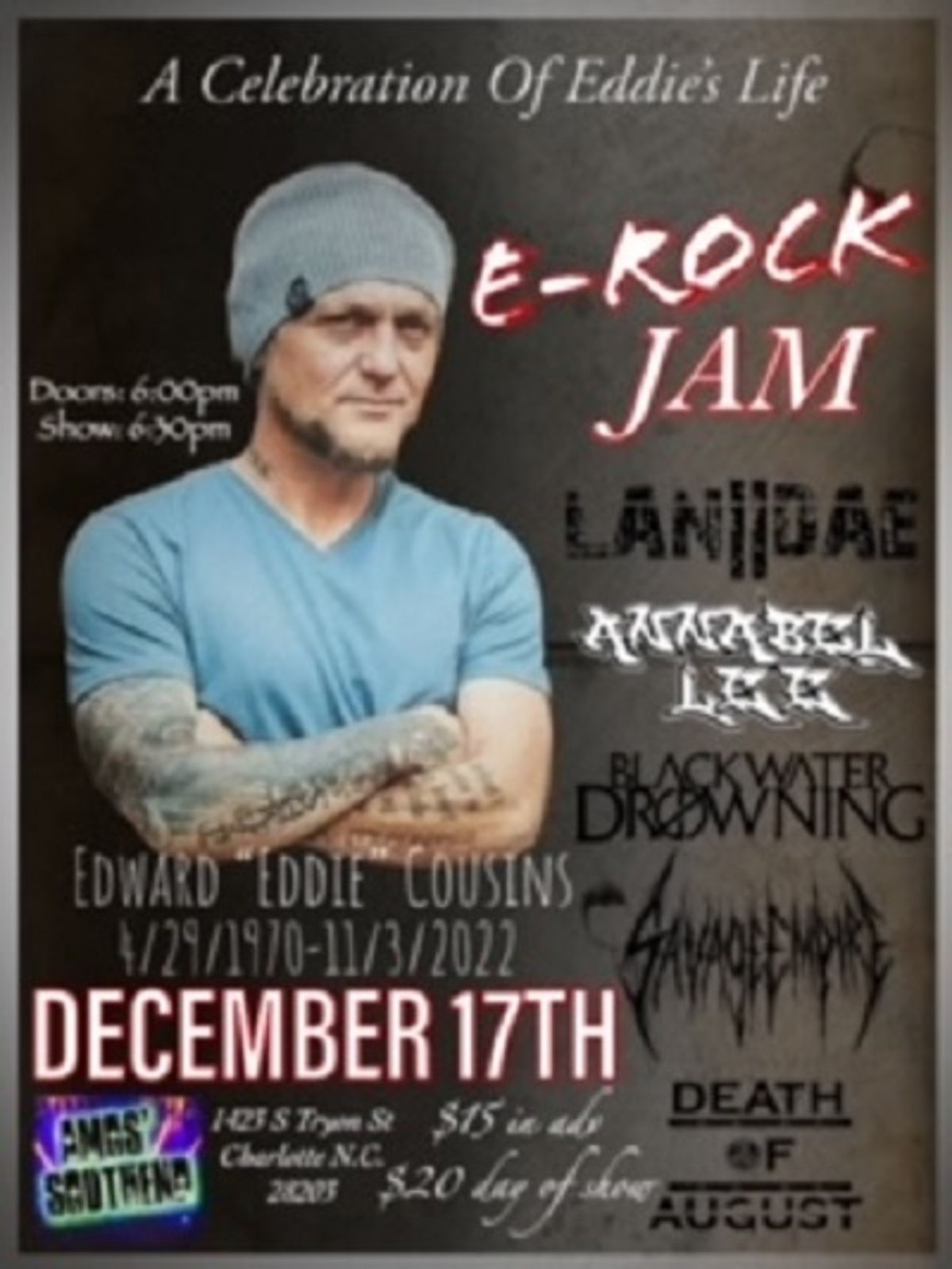 Amos' Southend Live music, Concerts, and Events Charlotte, NC